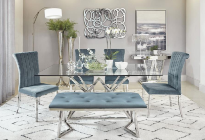 Belvedere Glam Dining Set