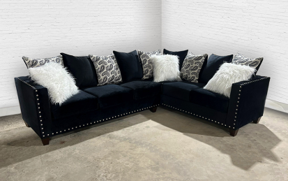 Black Trendy Sectional
