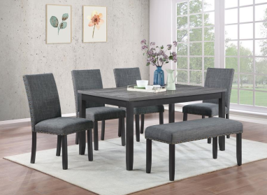 Chic Grey Dining Set