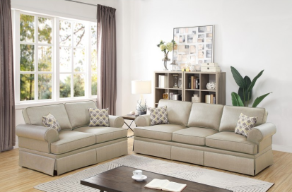 Classy Sofa & Loveseat