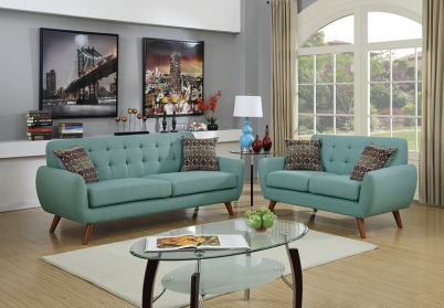 Emerald Sofa & Loveseat