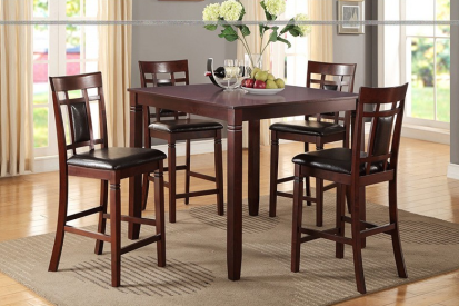 Freddo 5-Piece Counter Height Dining Set