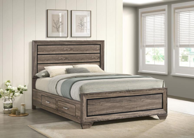 Oakwood Elegance Storage Bed