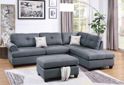 Riviera Grey Sectional