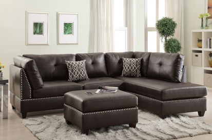 Style Espresso Sectional