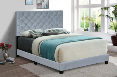The Savoy Bed – Grey