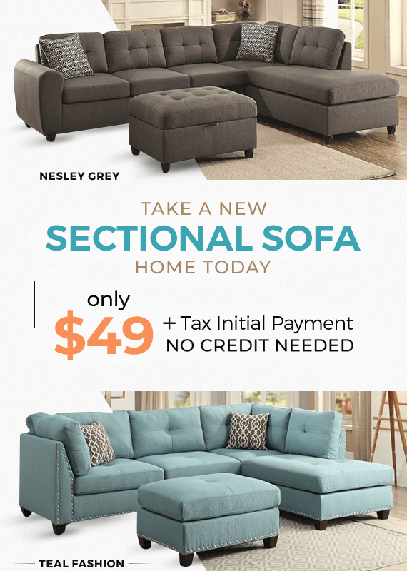 sectional sofas financing